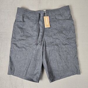 Patagonia Hampi Rock Shorts‎ Mens 32 Blue Climbing Drawstring Hemp Outdoor NWT